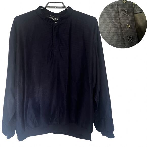 Zero Restriction GolfMicrosuede Mens Jacket Sz 2XL Preppy Quarter Snap  Checked - Picture 1 of 15